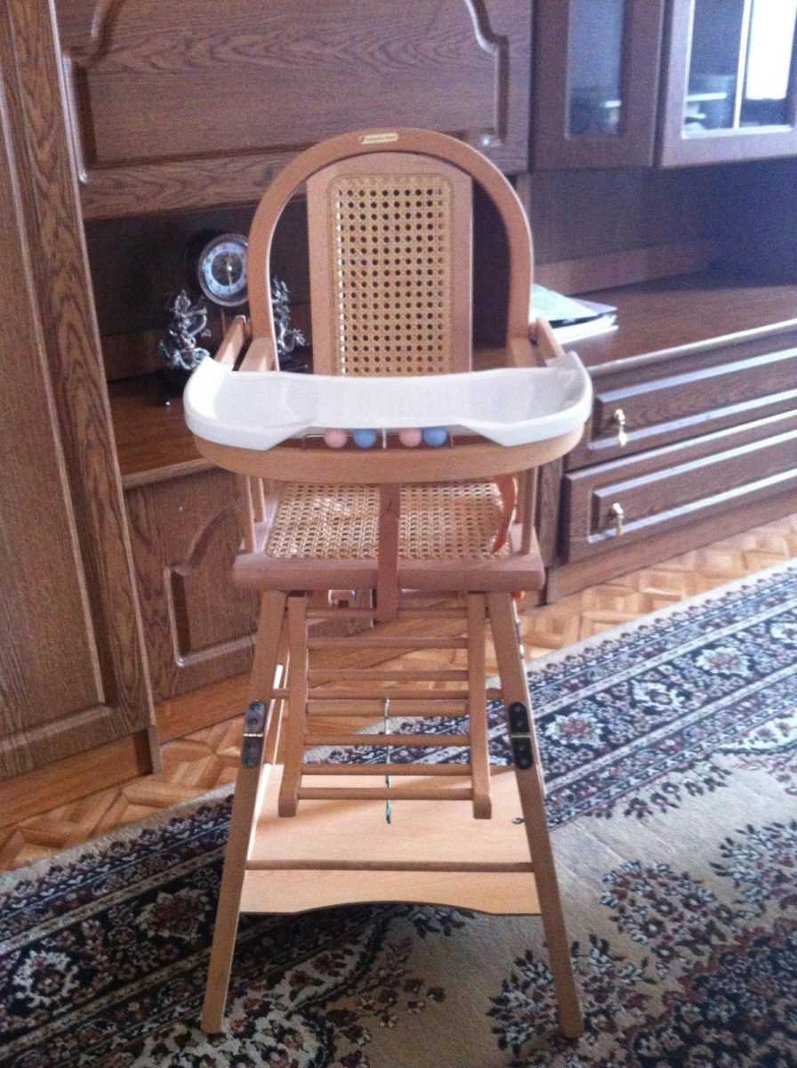 Combelle стул для кормления трансформер с колесиками