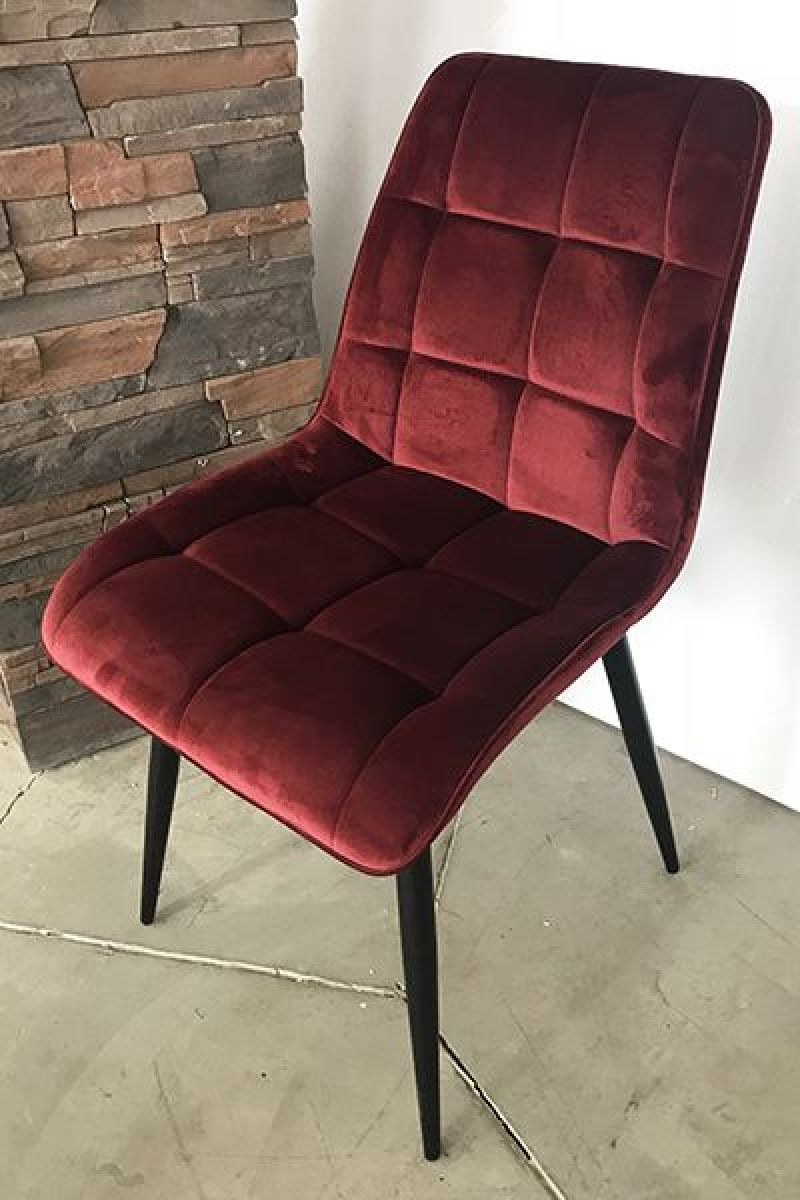 Стул Chic g062-36 бургунди, велюр м-City
