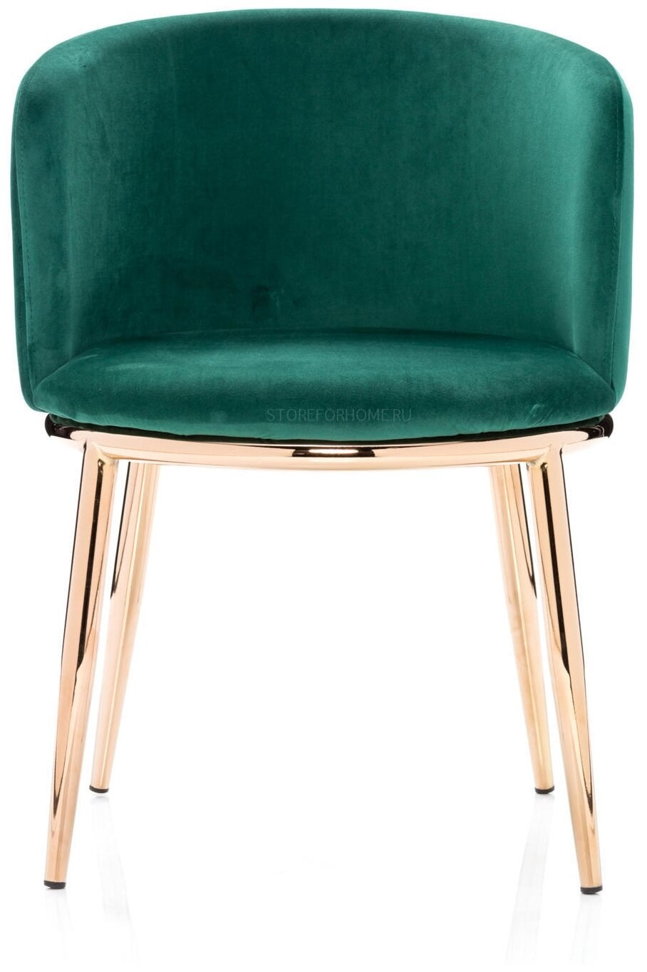 Стул Clifford, велюр, зеленый