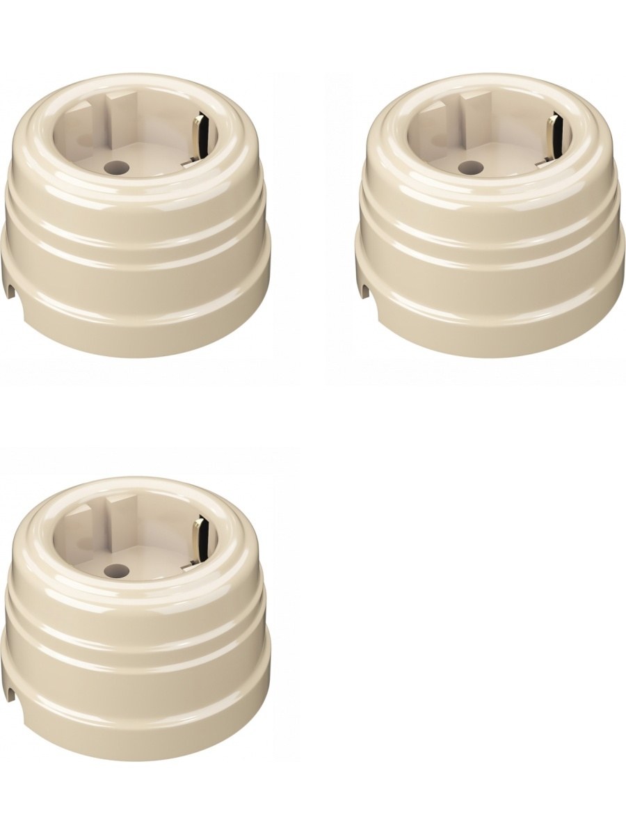 Блок hjptnjdr 3 шт для открытой проводки