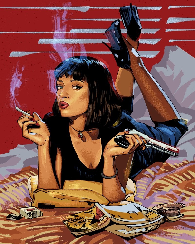 Ума Турман Pulp Fiction