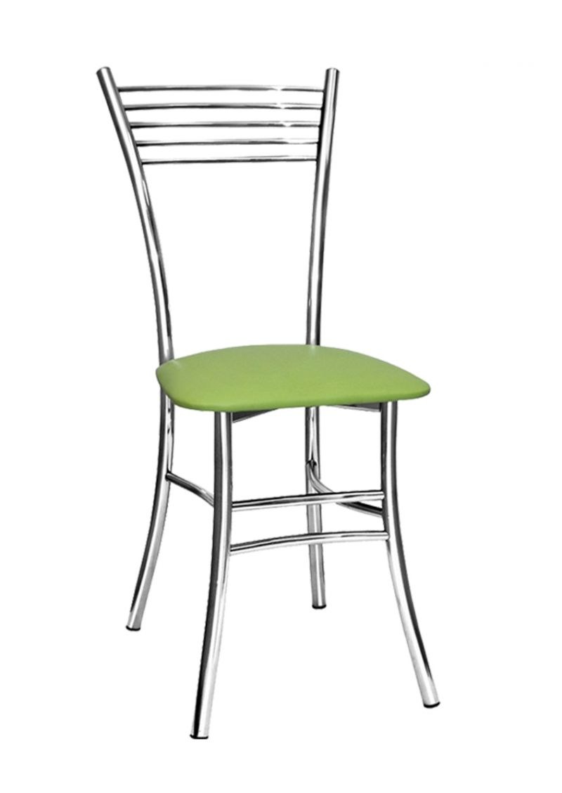 Стул хром "квинтет" (Кайман коричневый 047)