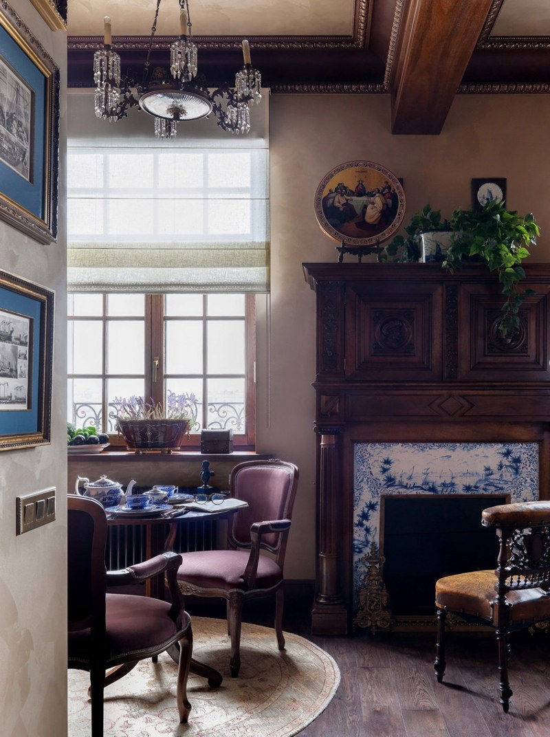 Интерьеры с антиквариатом