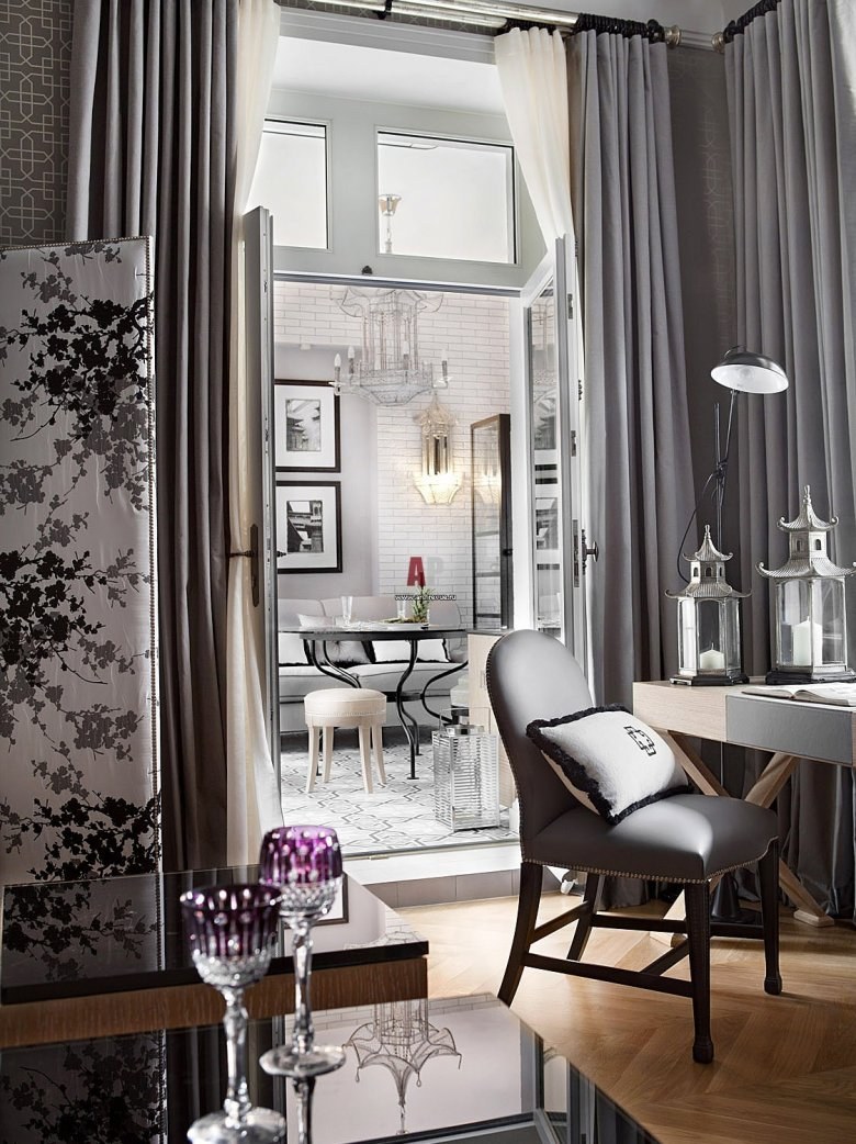 Шторы в стиле арт деко