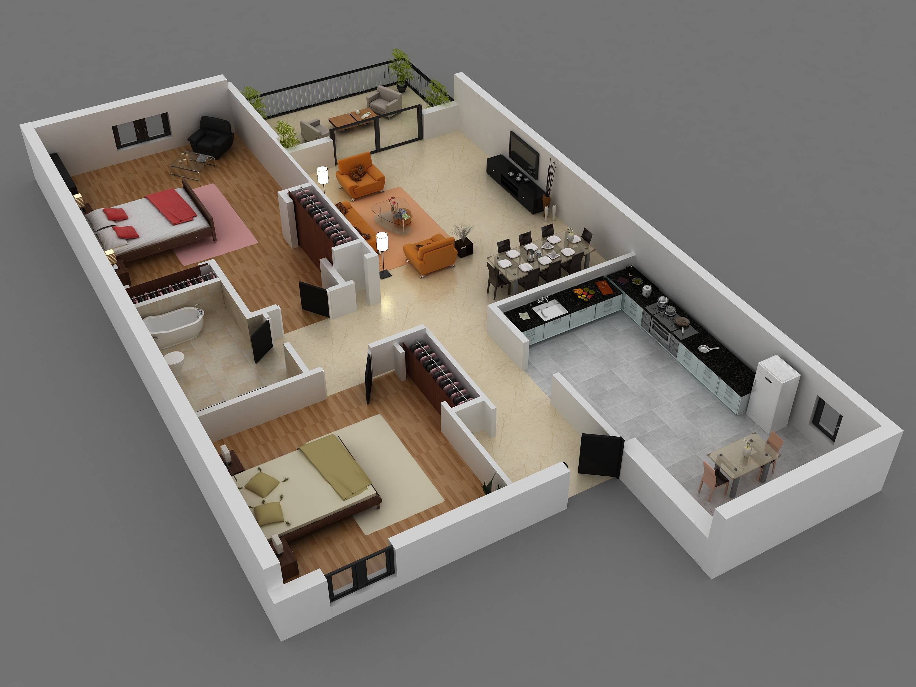 3д дизайн интерьера дома