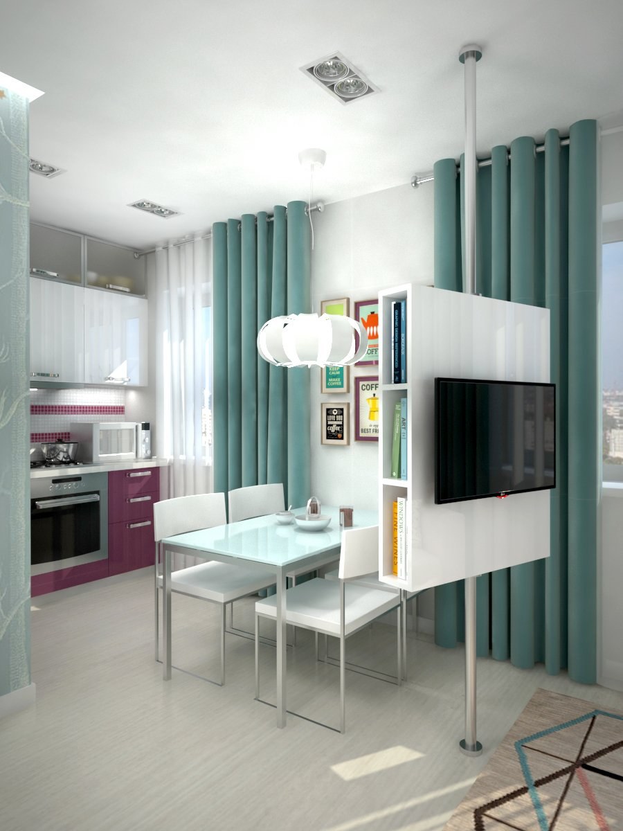 Однокомнатная хрущевка студия