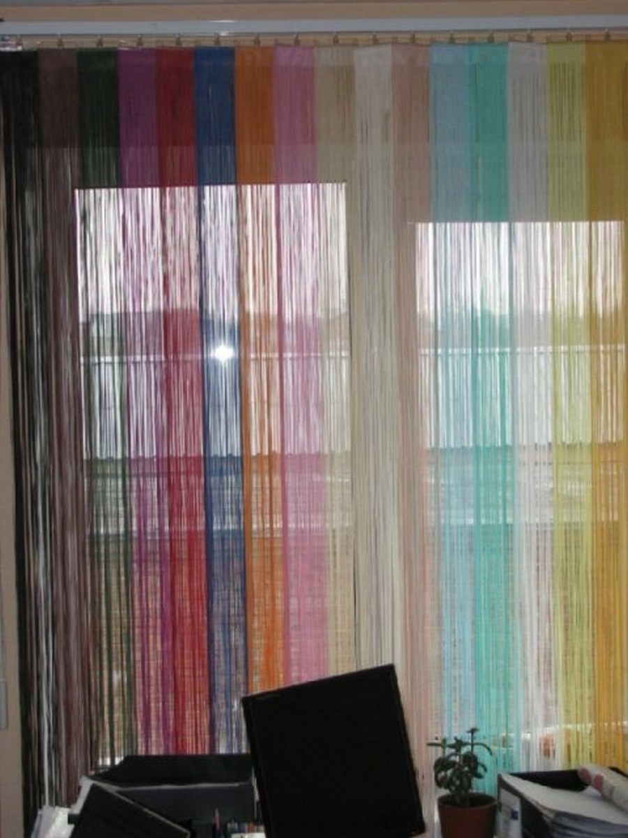 Нитяные вертикальные жалюзи Бриз