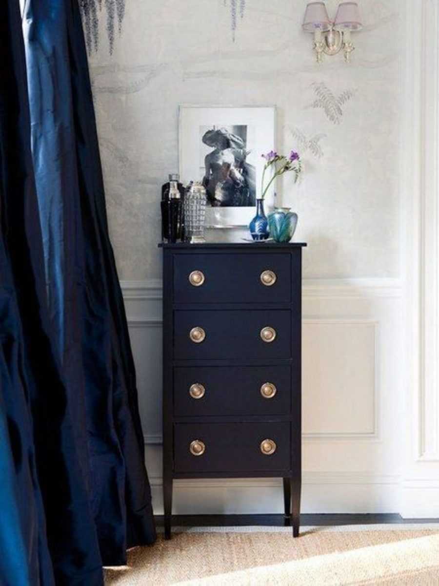 Комод икеа темно синий