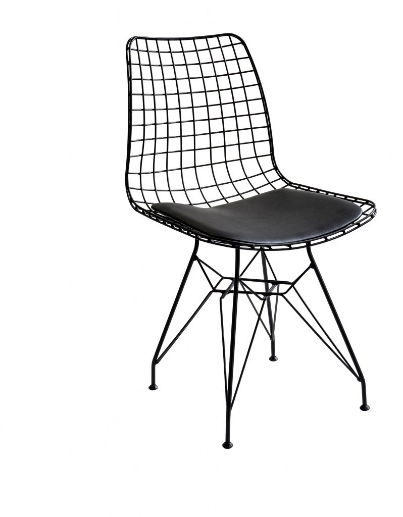 Стулья для кухни железные со спинкой (76 фото)