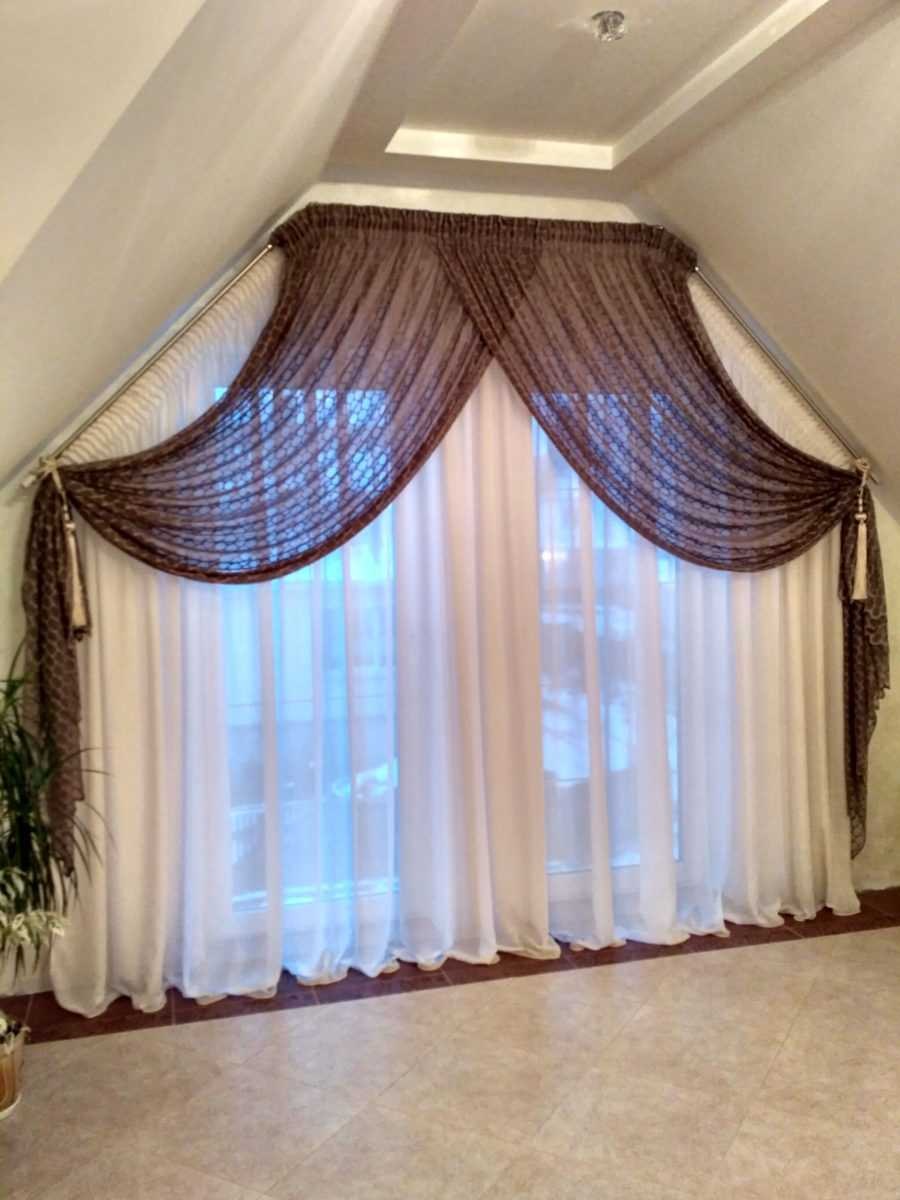 Шторы на нестандартные окна