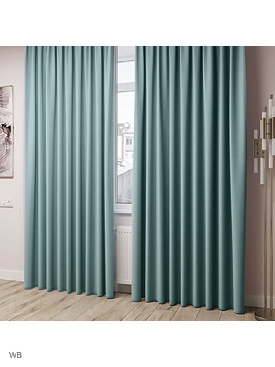 Портьера le Grand Этери 150*260 изумруд