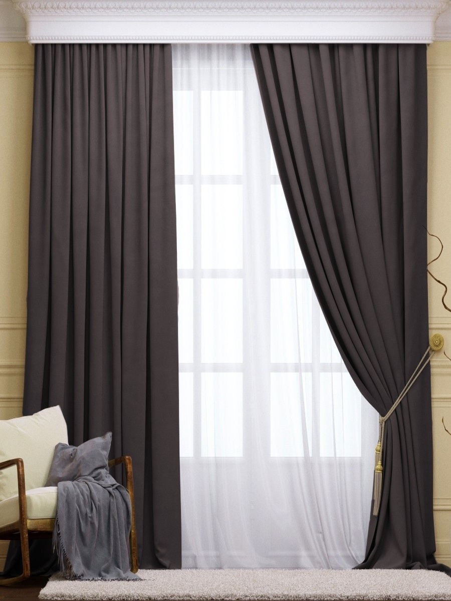 Шторы тотал блэкаут зеленый