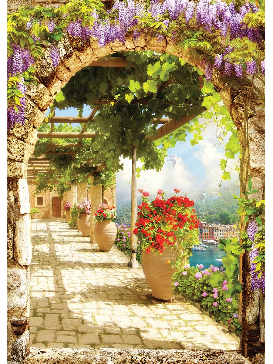 Арка с цветами