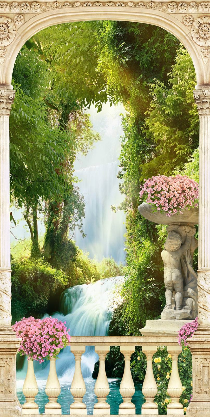 Фреска Affresco водопад