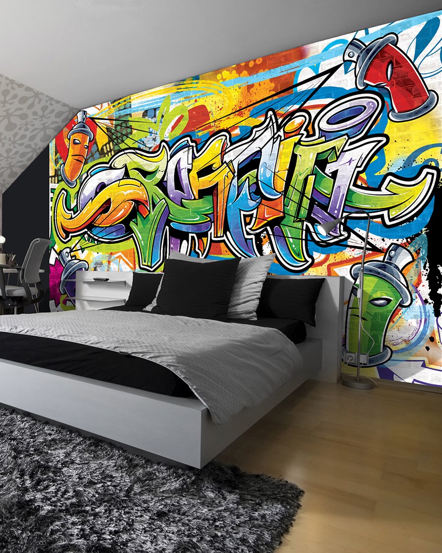 Граффити в интерьере