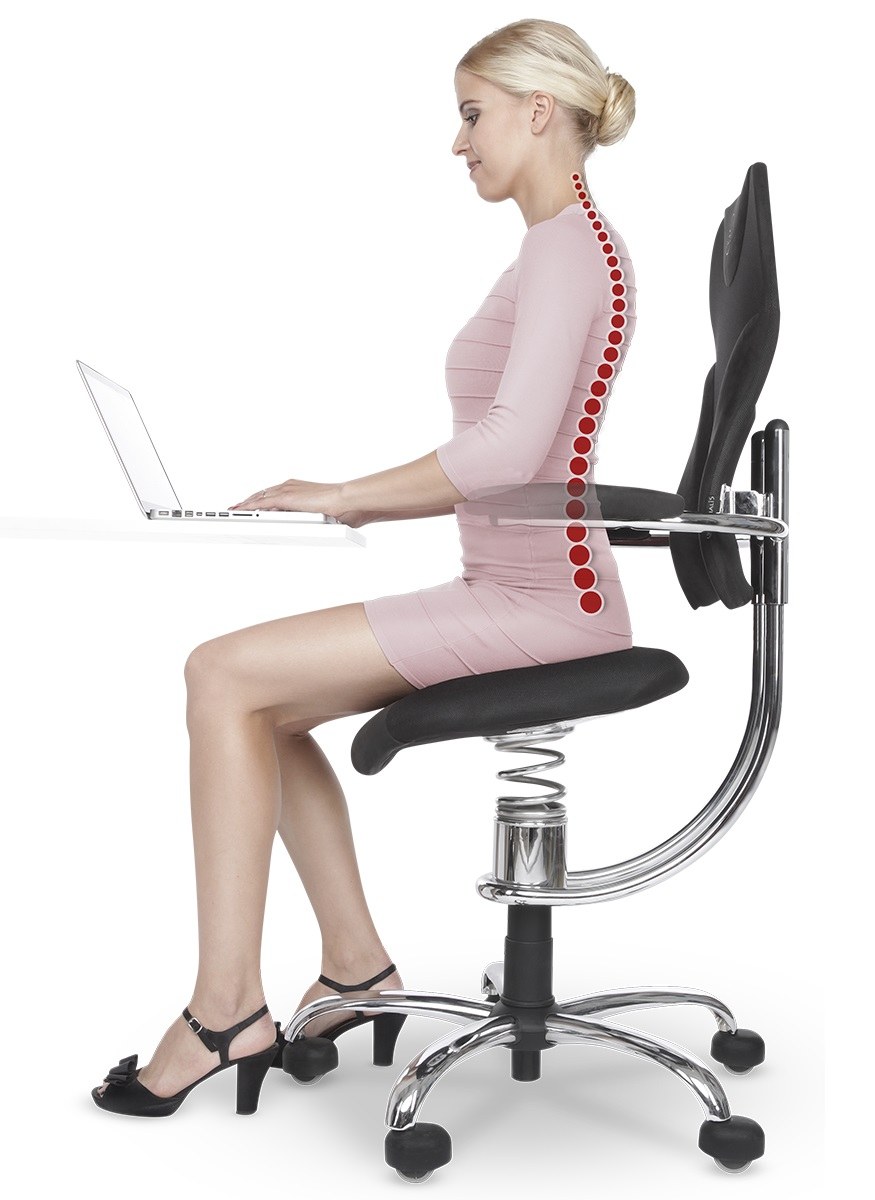 Стул Zero us Medica за компьютером