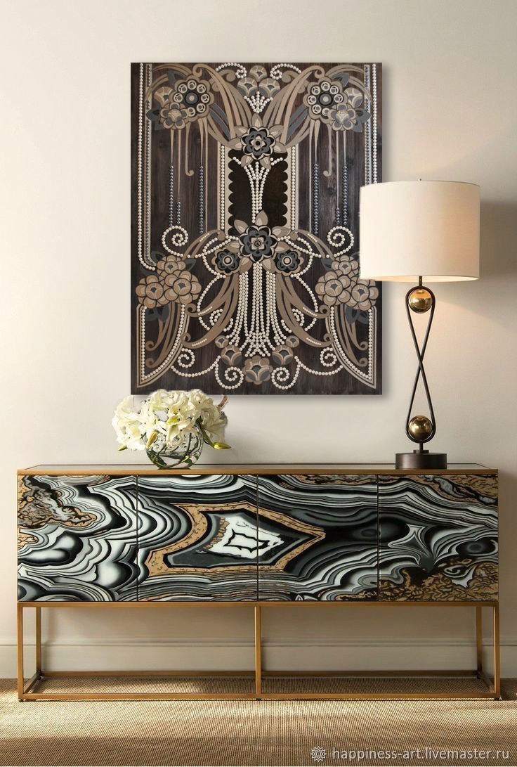 Декоративное панно в стиле арт деко