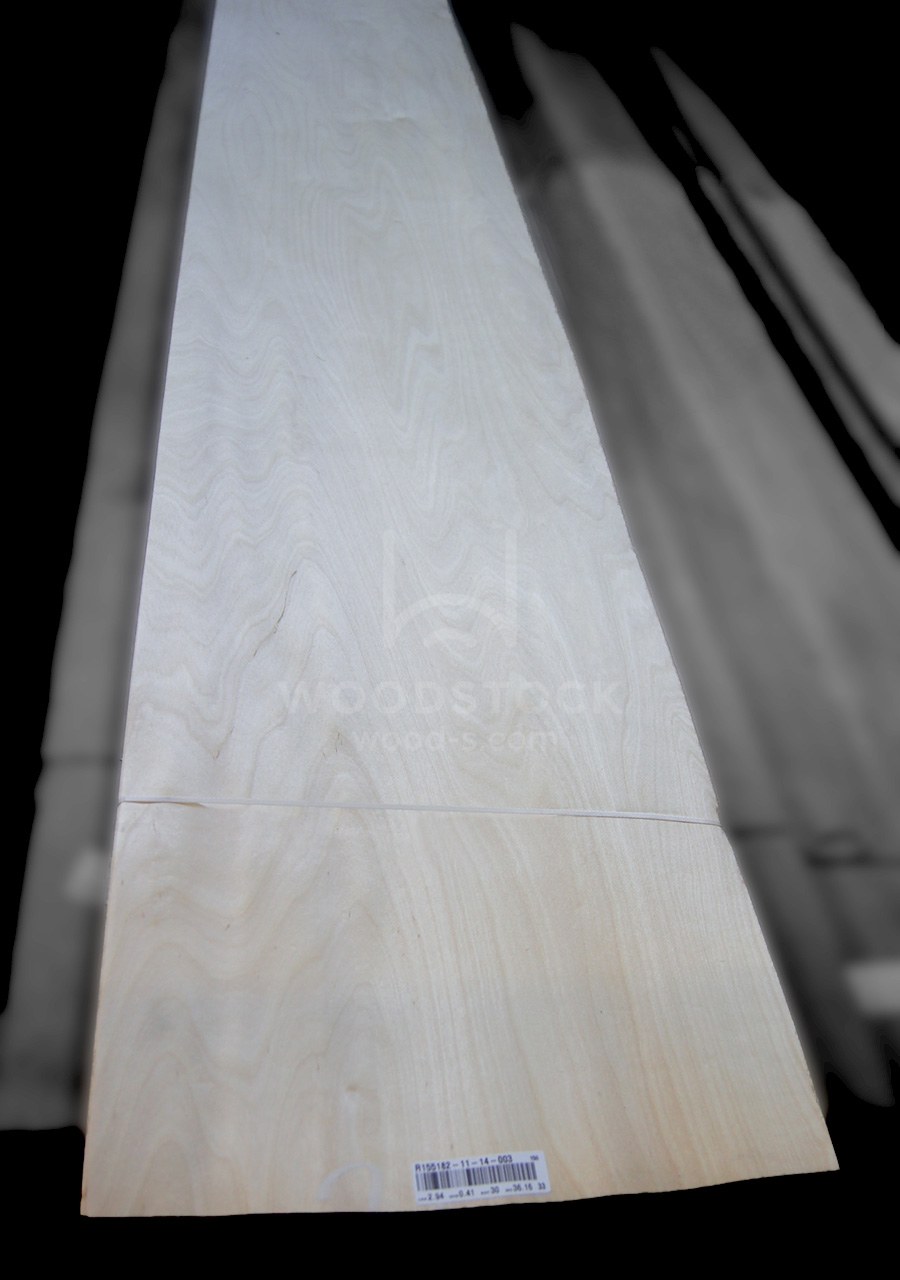 Волнистая береза шпон