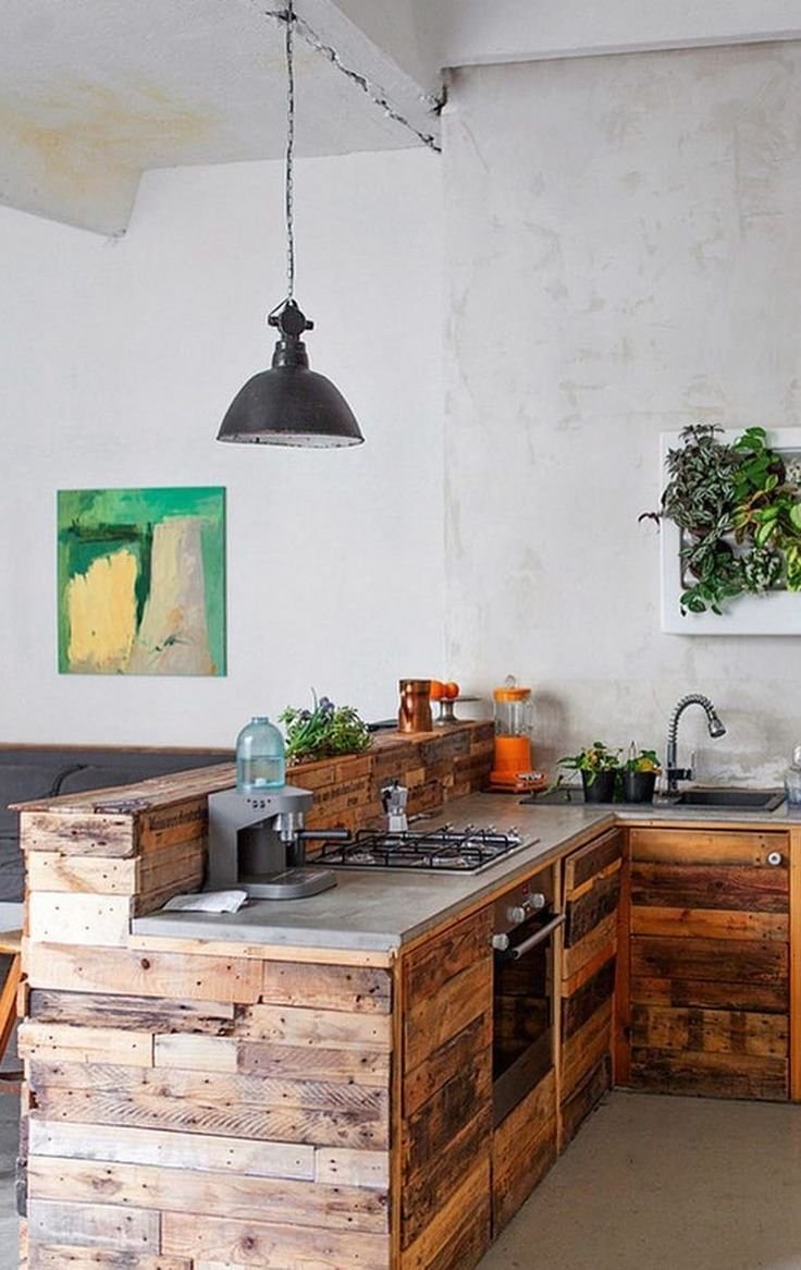 Кухонный гарнитур из паллет