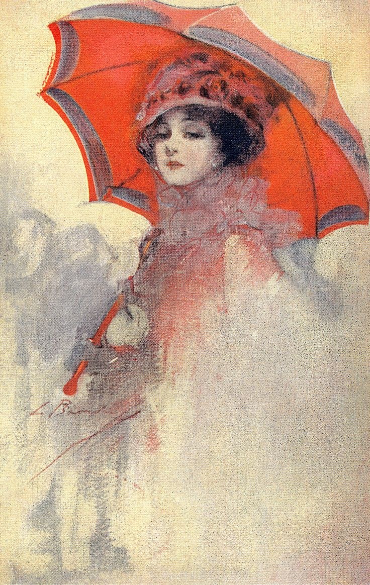 Зонтики в живописи