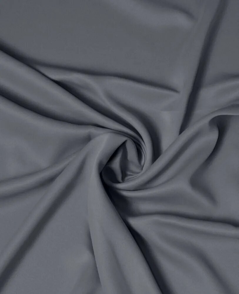 Блэкаут сатин темно серый