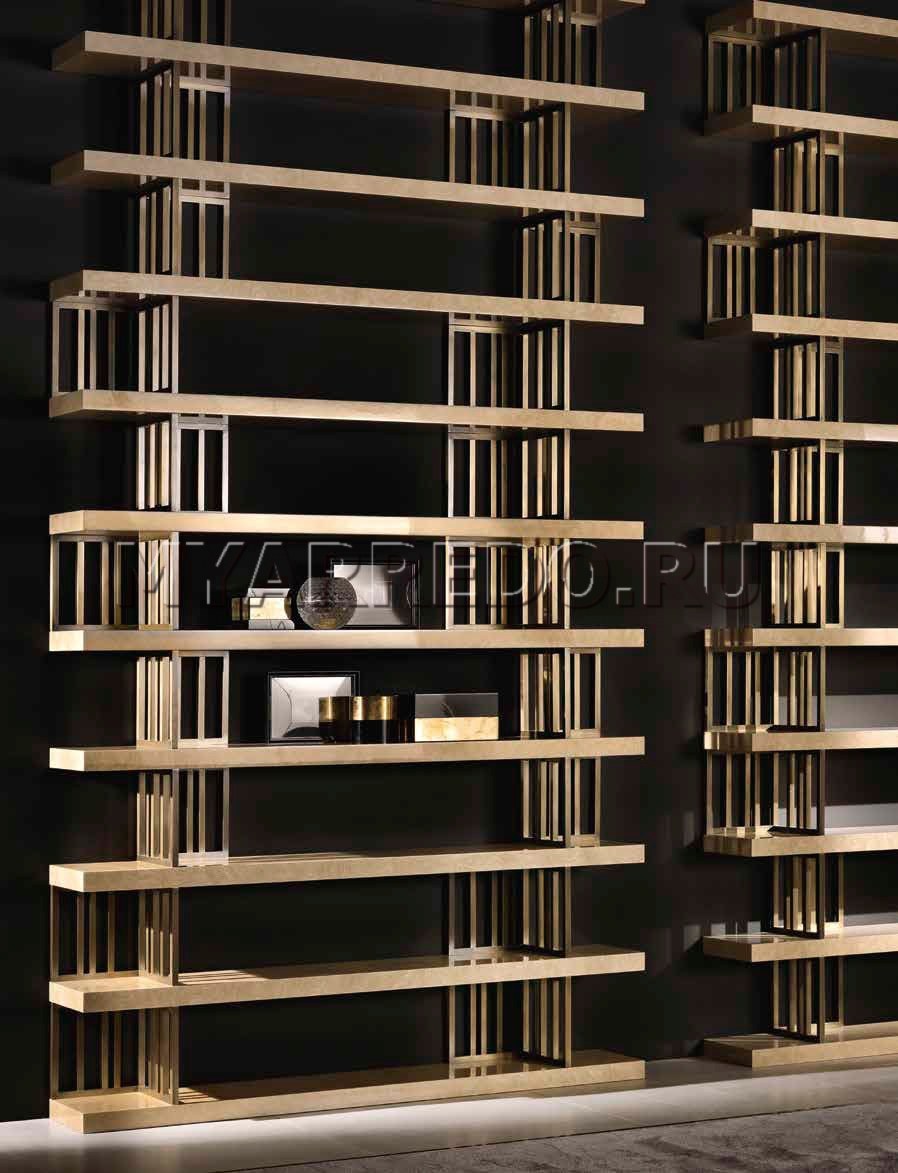 Книжный стеллаж в стиле арт деко