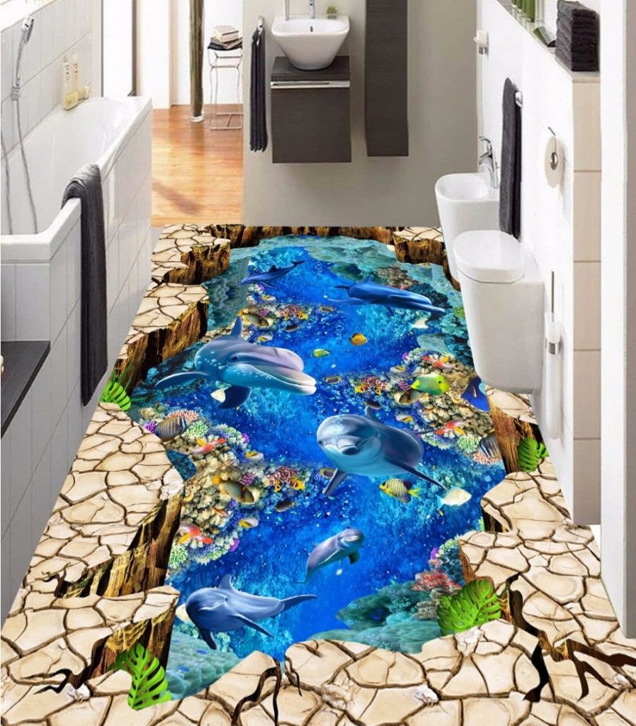 Наливной пол 3d версачи