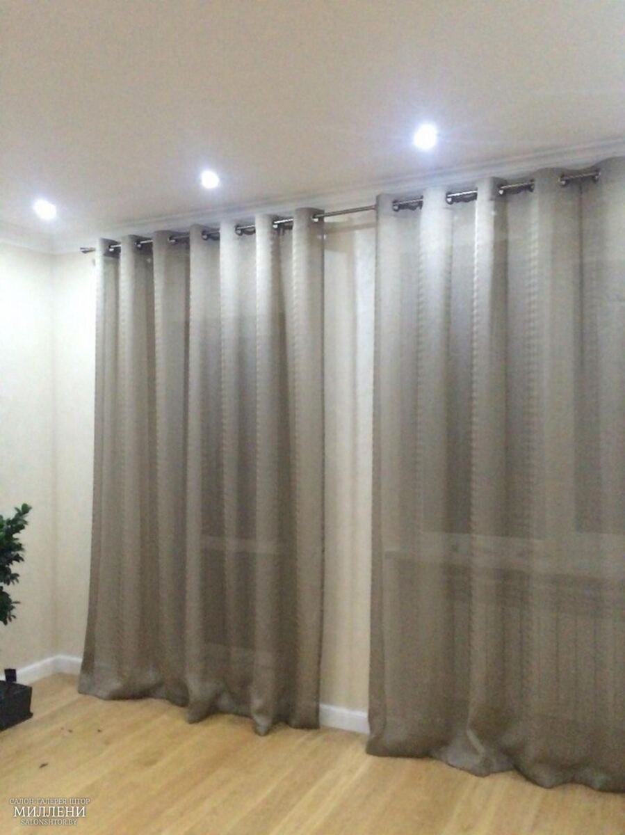 Тюль и портьеры на люверсах