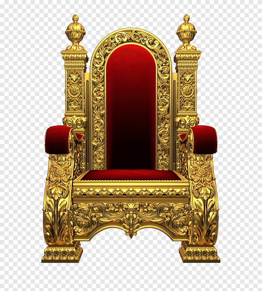 Королевский трон сбоку