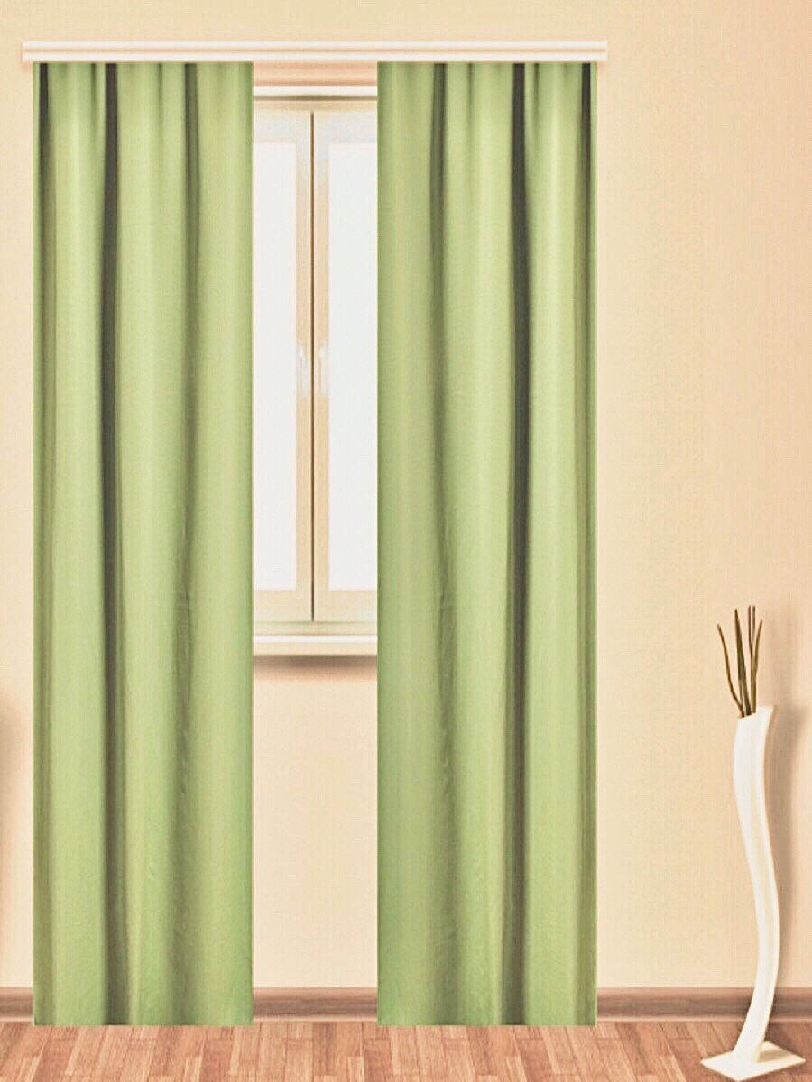 Портьера блэкаут 200*260 зелёный