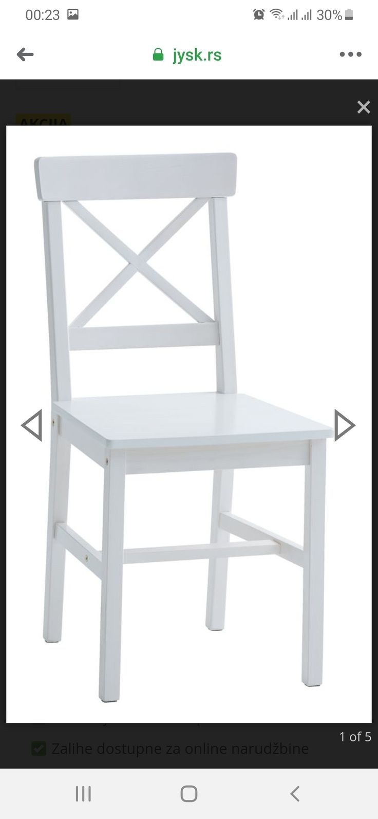 Стул икеа белый кухонный