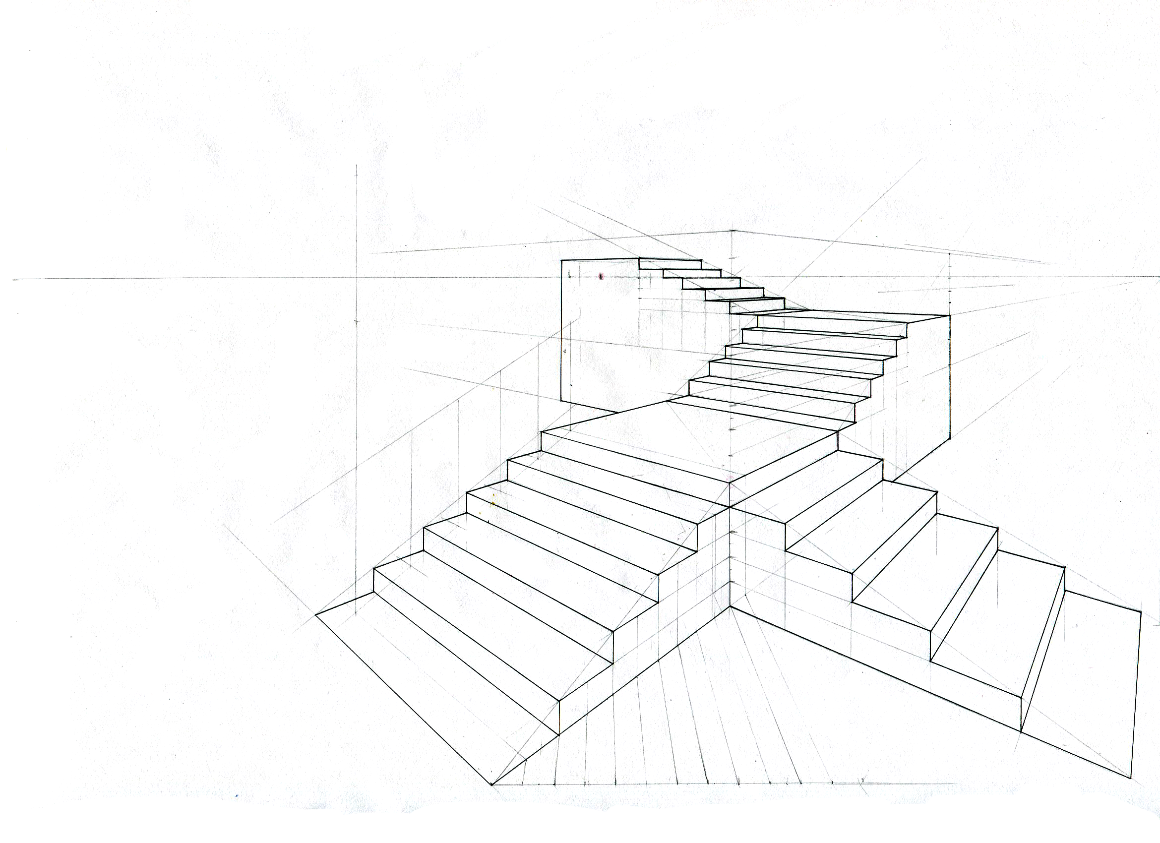 Как нарисовать лестницу. Лестница ракурс снизу. Лестница в перспективе. Эскиз лестницы. Ступеньки в перспективе.