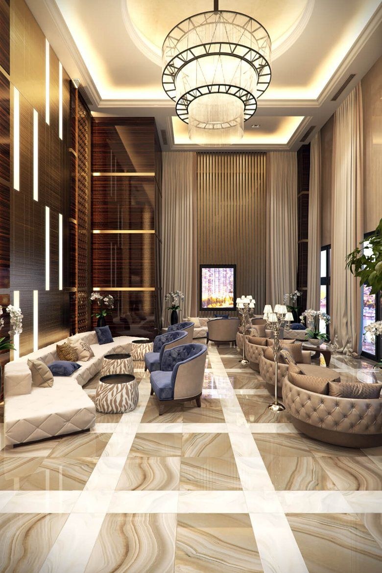 Luxury Hotel Lobby Interior Design