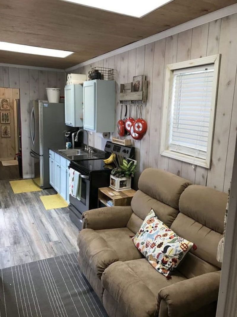 Дом из контейнера внутри