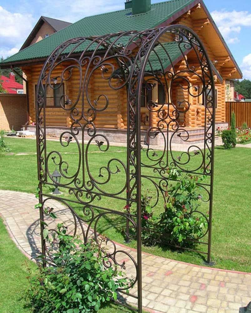 Садовые арки холодная ковка