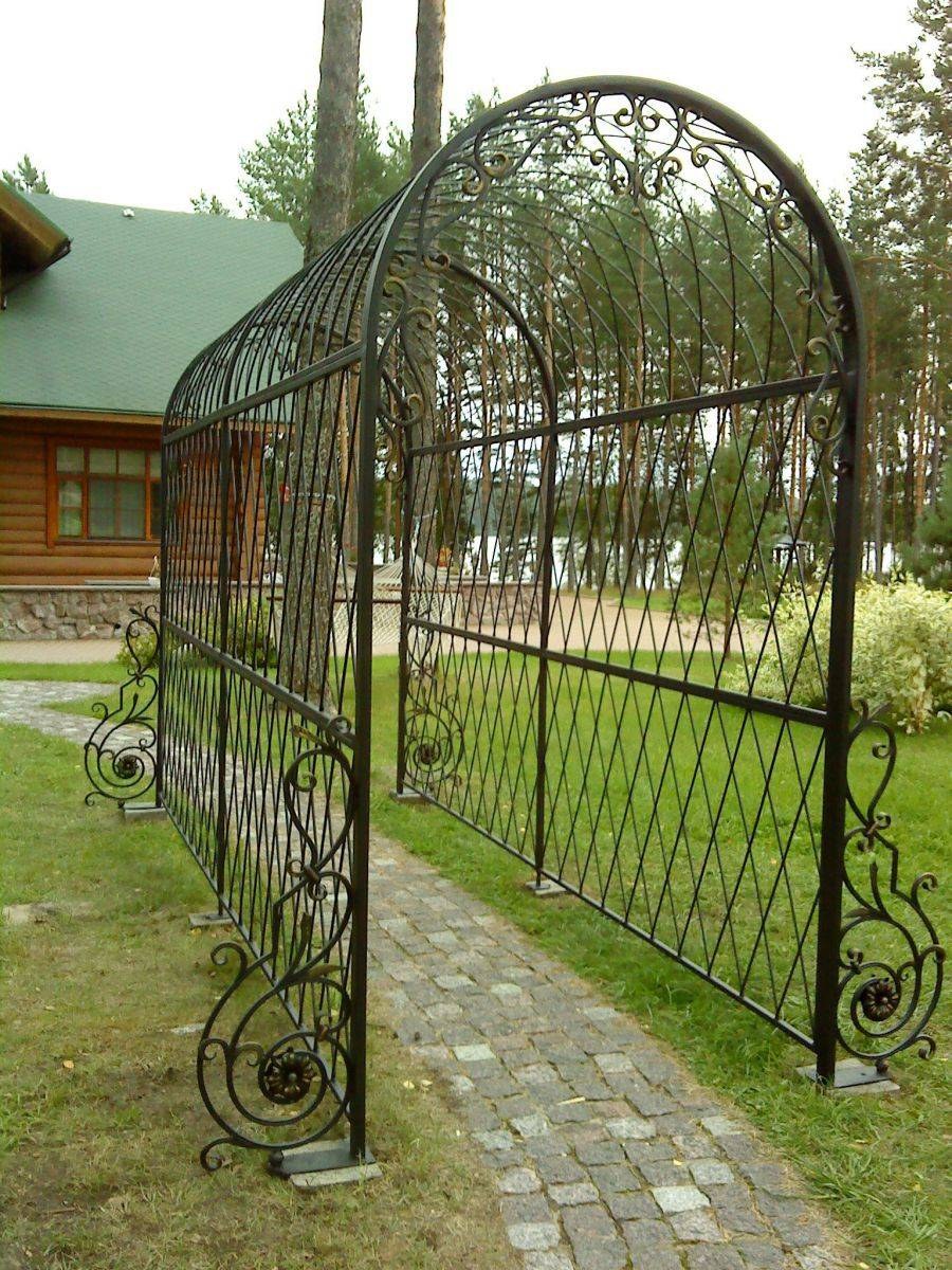 Шпалера полуарка