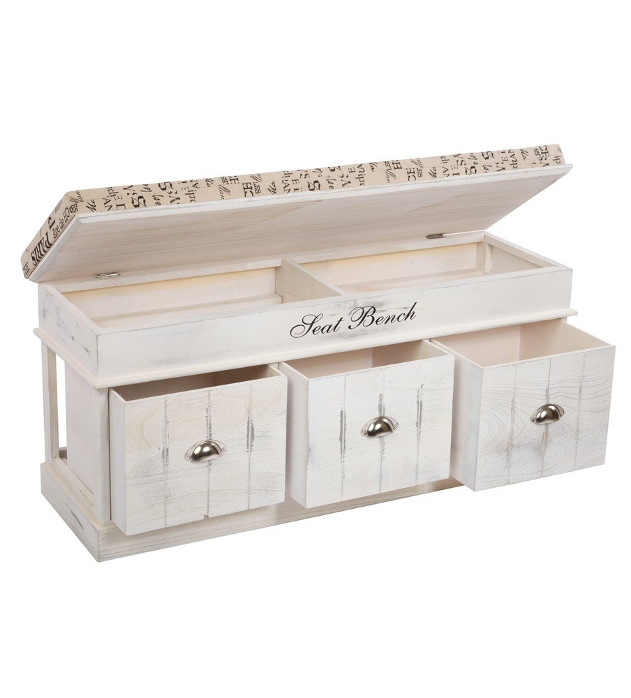 Скамья ecodesign с тремя ящиками, арт. Hx14-114a