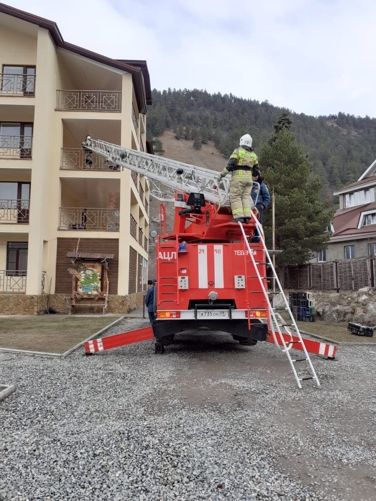 Пожар в Теберде сегодня