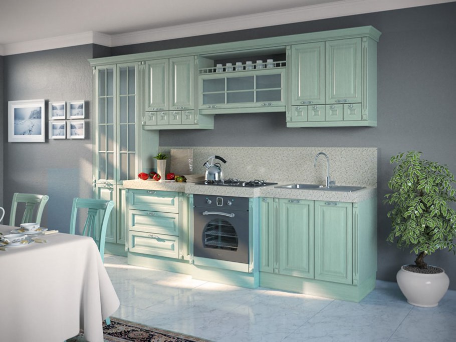 Кухня Венеция угловая фабрика Элана