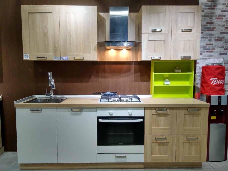 Кухни трио Шервуд дуб сонома