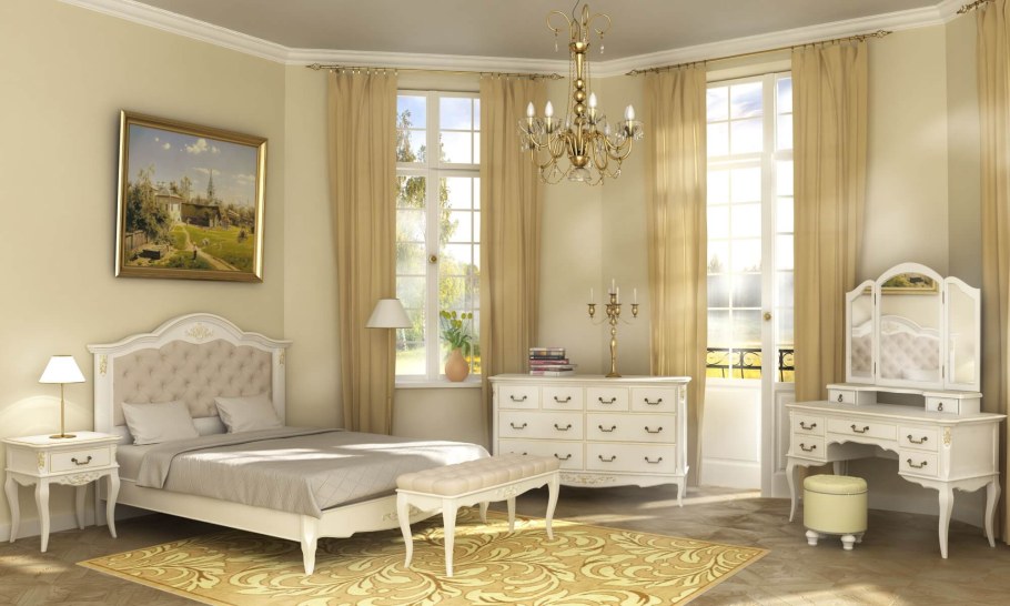 Спальня София слоновая кость Картас