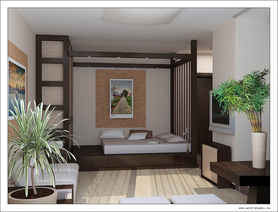 Однокомнатная хрущевка гостиная спальня