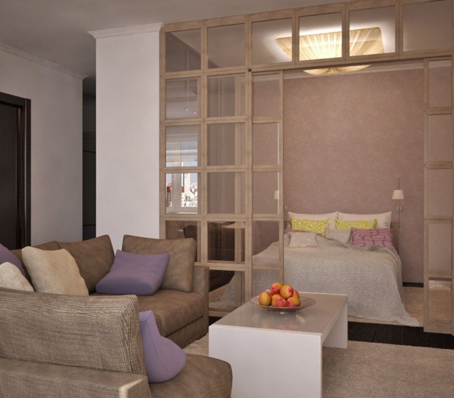 Спальня гостиная проходная комната