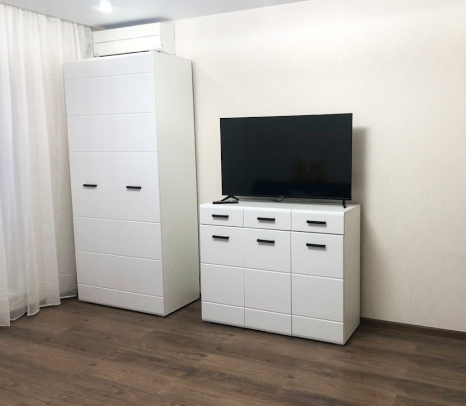 Нэнси New комод (3д+3ящ) (белый глянец холодный, белый)