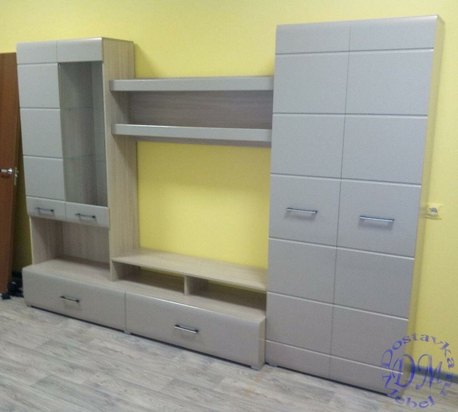 Гостиная Нэнси-1 ясень/какао глянец