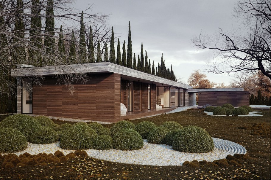 Павильон Ирландии «минималистский» ландшафт