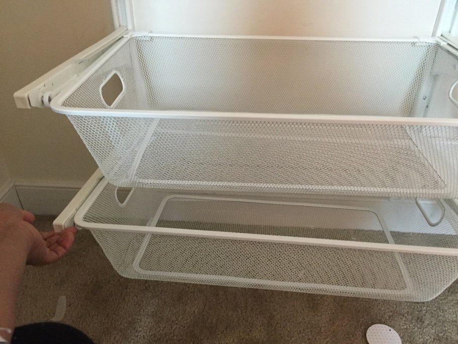 Направляющие ikea Algot для корзин