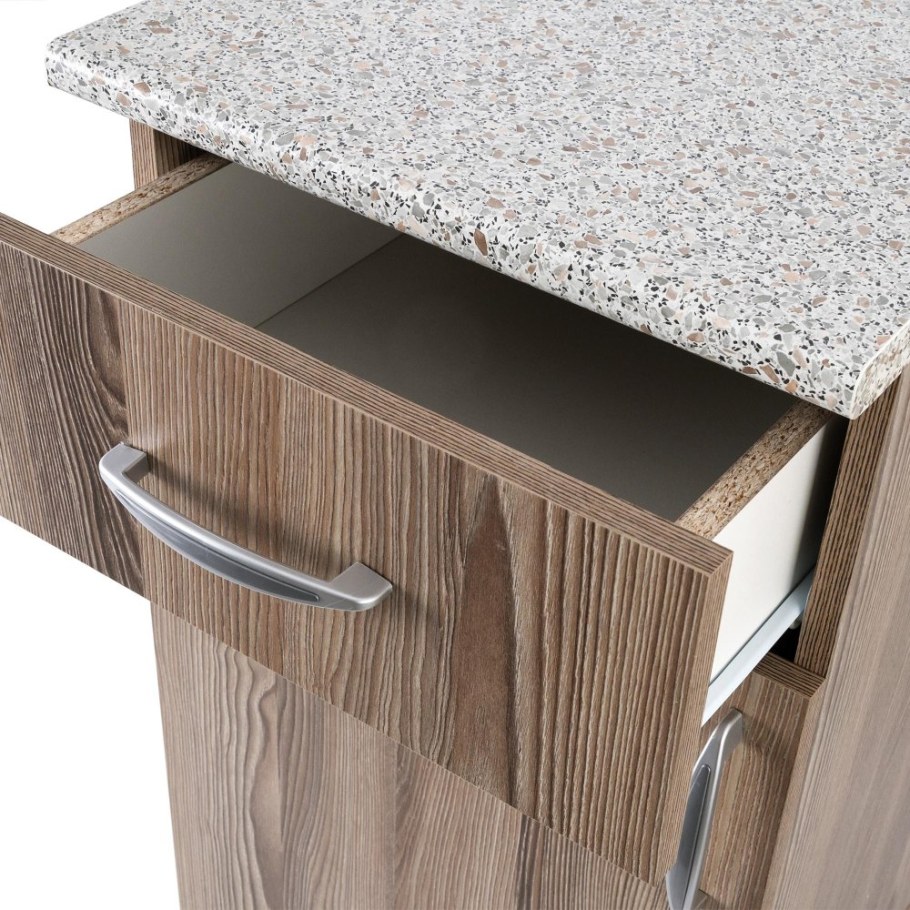 Шкаф напольный с одним ящиком "дуб Шато" 40x86x60 см, ЛДСП