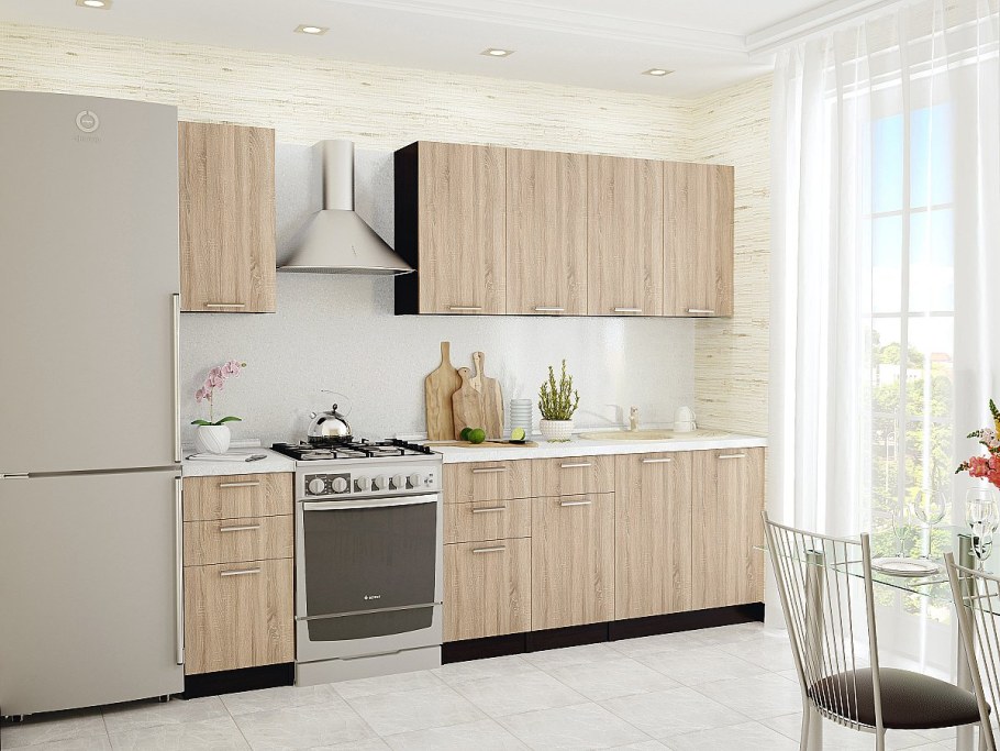 Кухня Брауни дуб сонома Виват