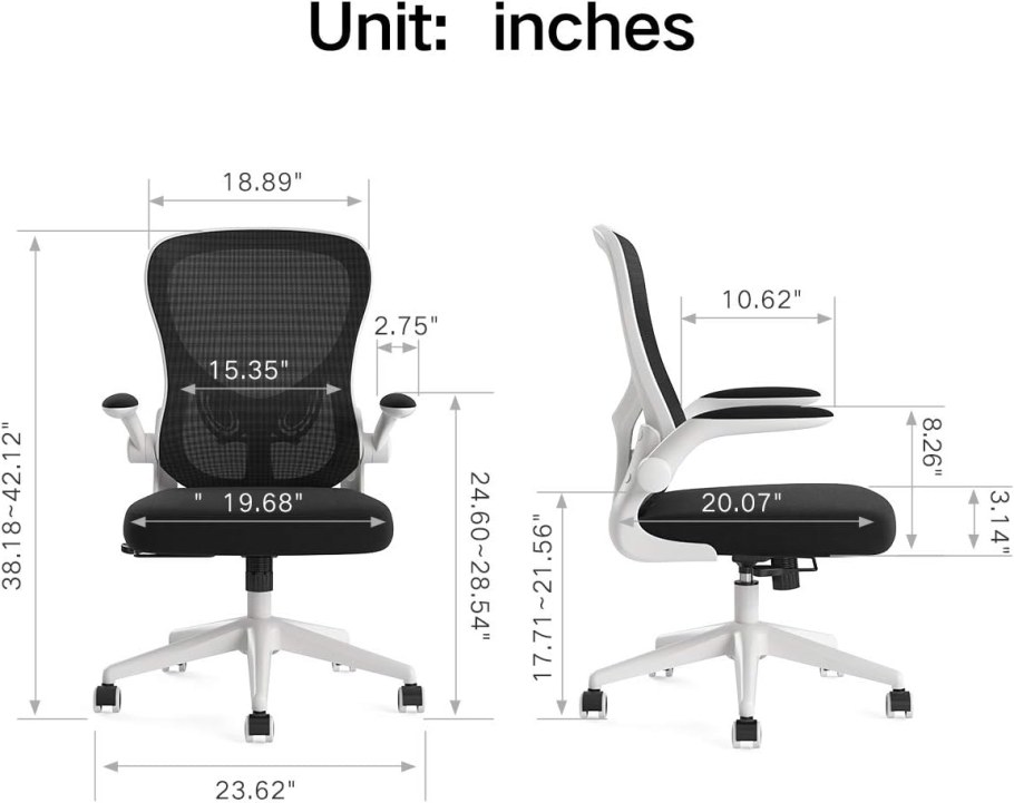 Hbada Ergonomic Double Waist Chair